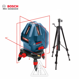 【限量超值組合】BOSCH GLL 5-50 X 五線墨線儀搭BT 150 5/8”三腳架(大孔)